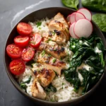 Chicken Spinach Rice Bowl First Image