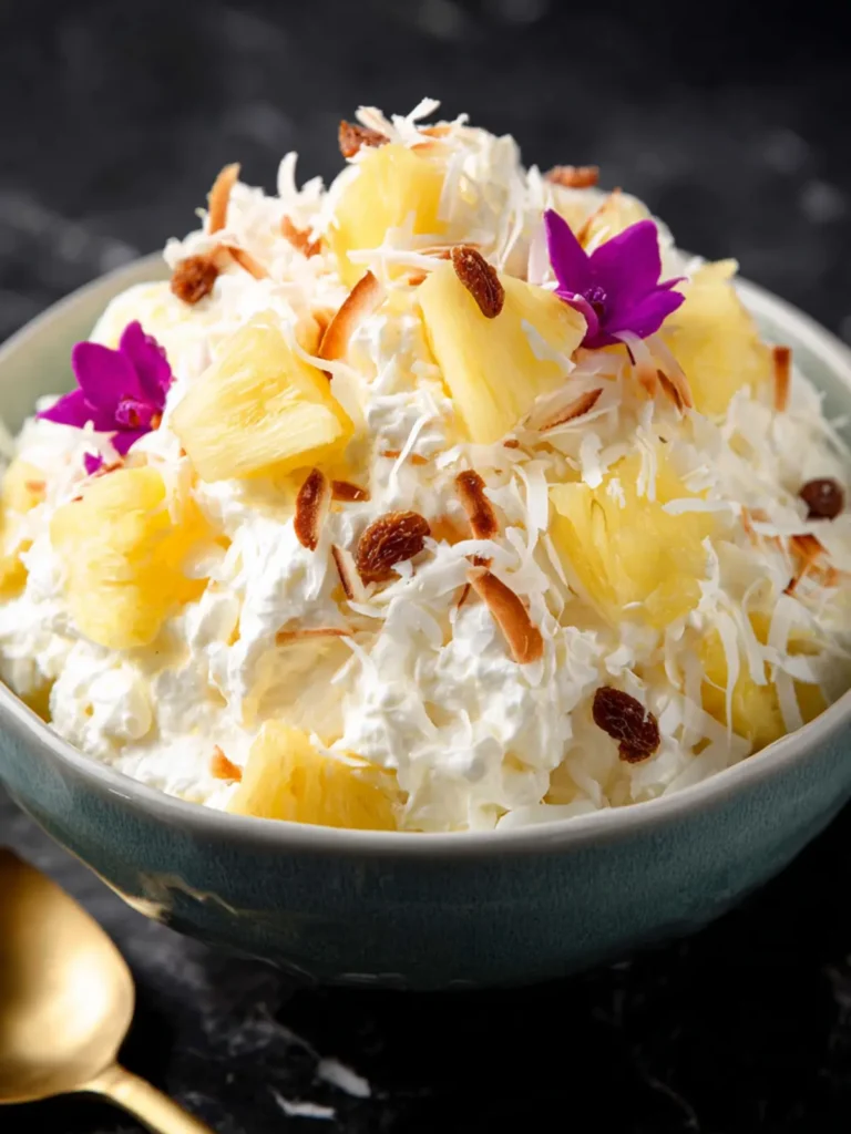 Coconut Pineapple Fluff Salad Recipe First Image
