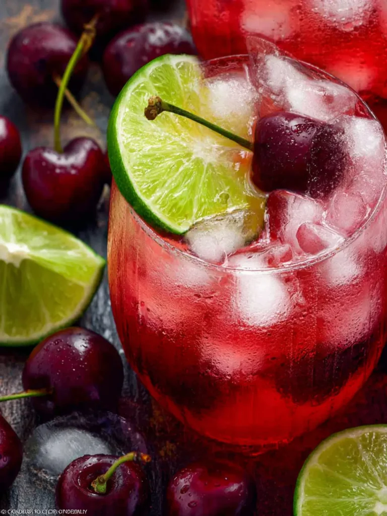 Homemade Cherry Limeade First Image