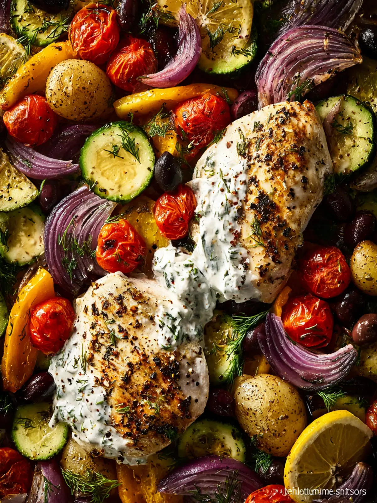 Sheet Pan Tzatziki Chicken: Juicy Flavor in One Easy Meal