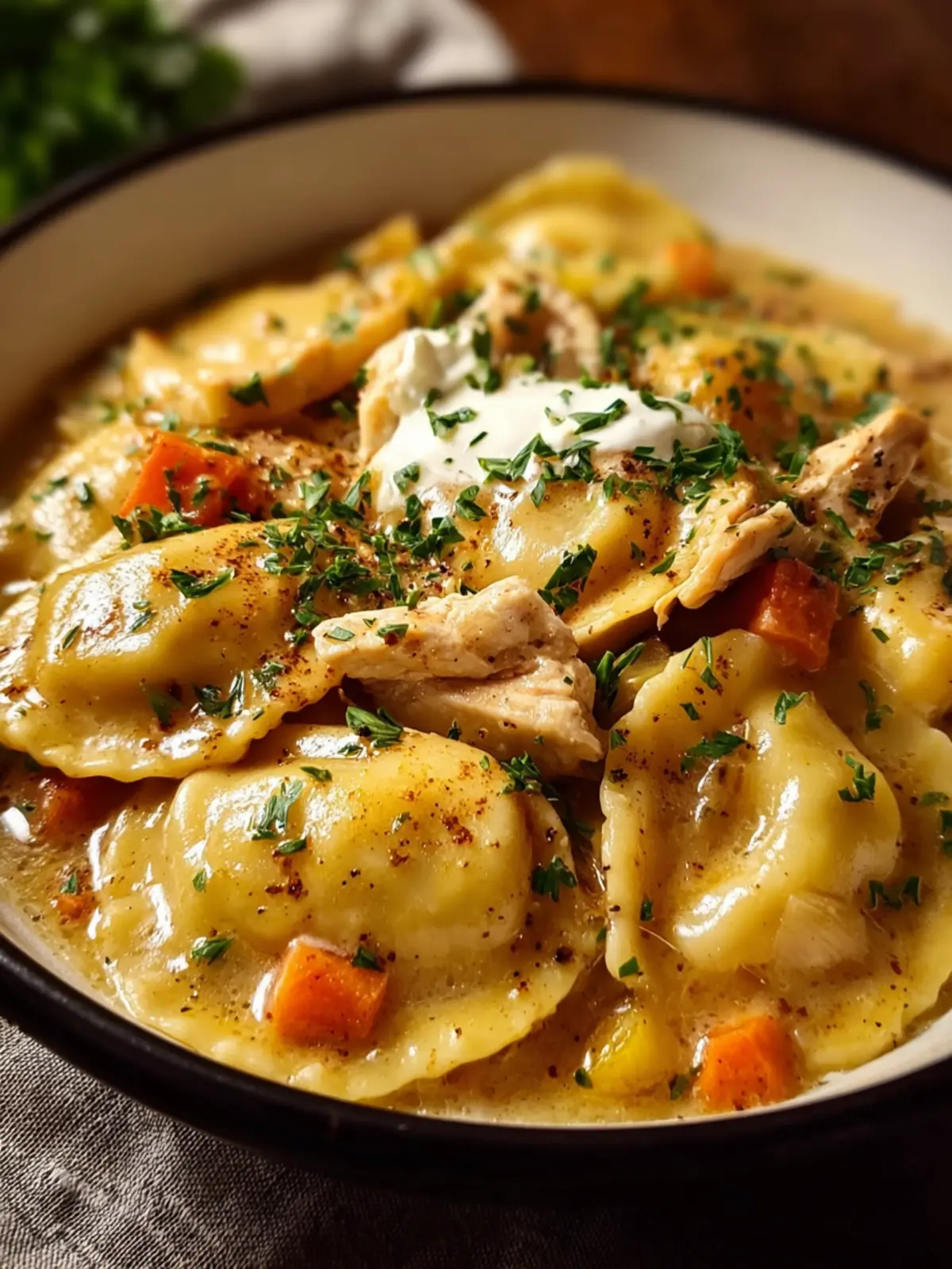 crock pot chicken pierogi stew First Image