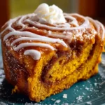 pumpkin honey bun cake First Image