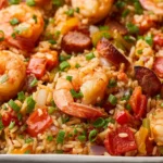 sheet pan shrimp jambalaya First Image
