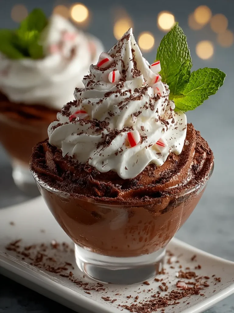 Chocolate Peppermint Mousse First Image