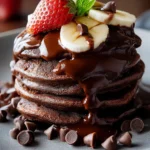 Chocolate Protein Pancakes First Image