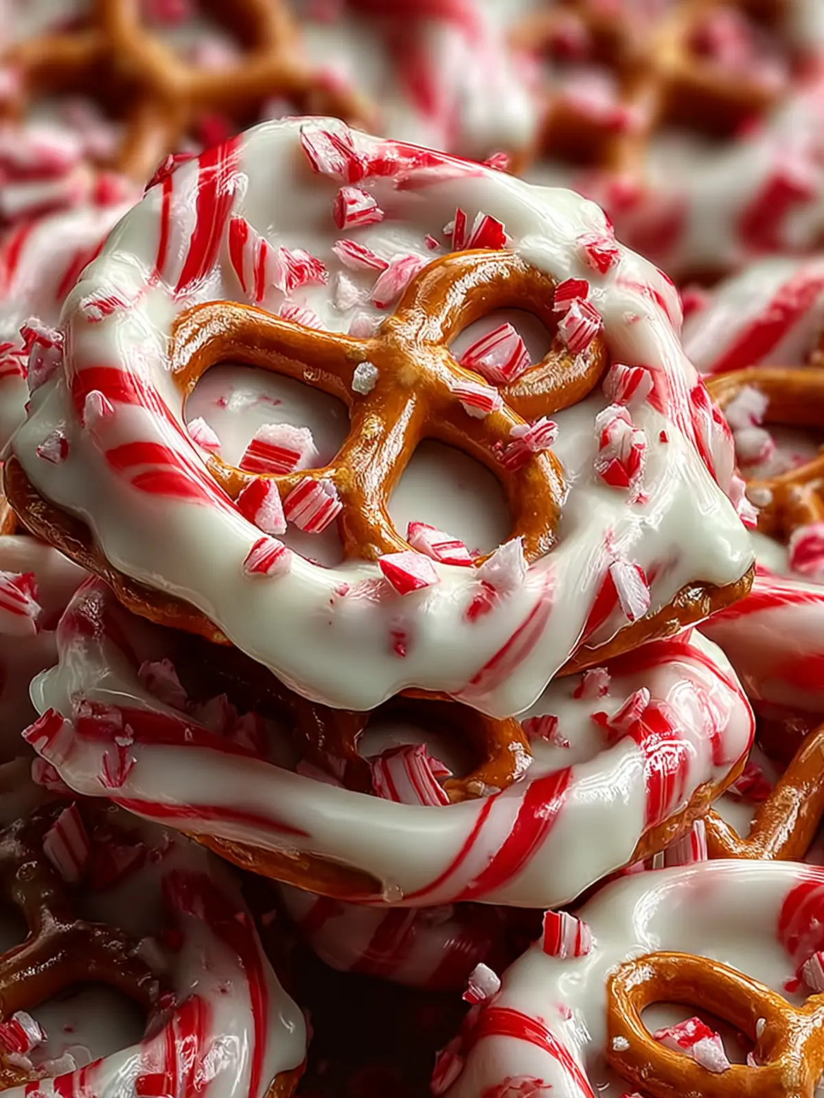 White Chocolate Peppermint Pretzel Crisps First Image