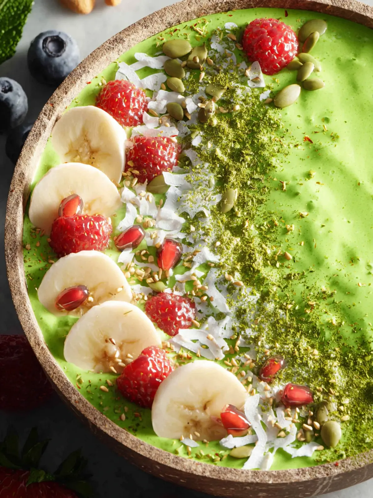green smoothie bowl First Image