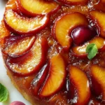 peach honey upside down cake First Image