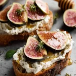 ricotta toast figs honey First Image