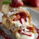 Strawberry Cheesecake Chimichangas First Image